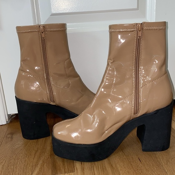 Princess Polly Women's Tan Boots size 9 - Picture 6 of 8